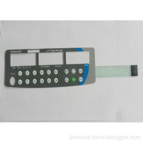 PET / PC Metal Dome Waterproof Membrane Switch With Texture